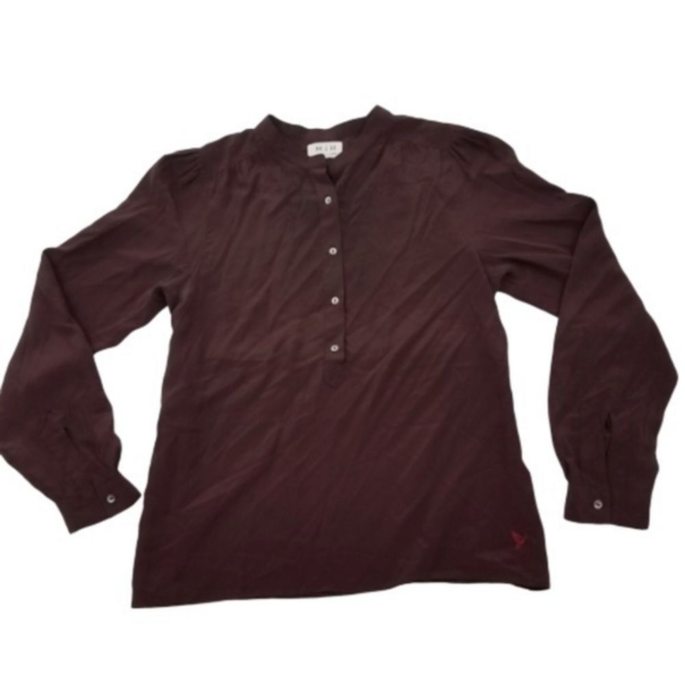 MiH Collection Top Dress Shirt‎ Long Sleeves Silk W